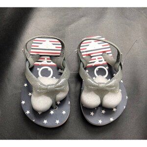NWT Roxy Flip Flops Baby Girls Size 5